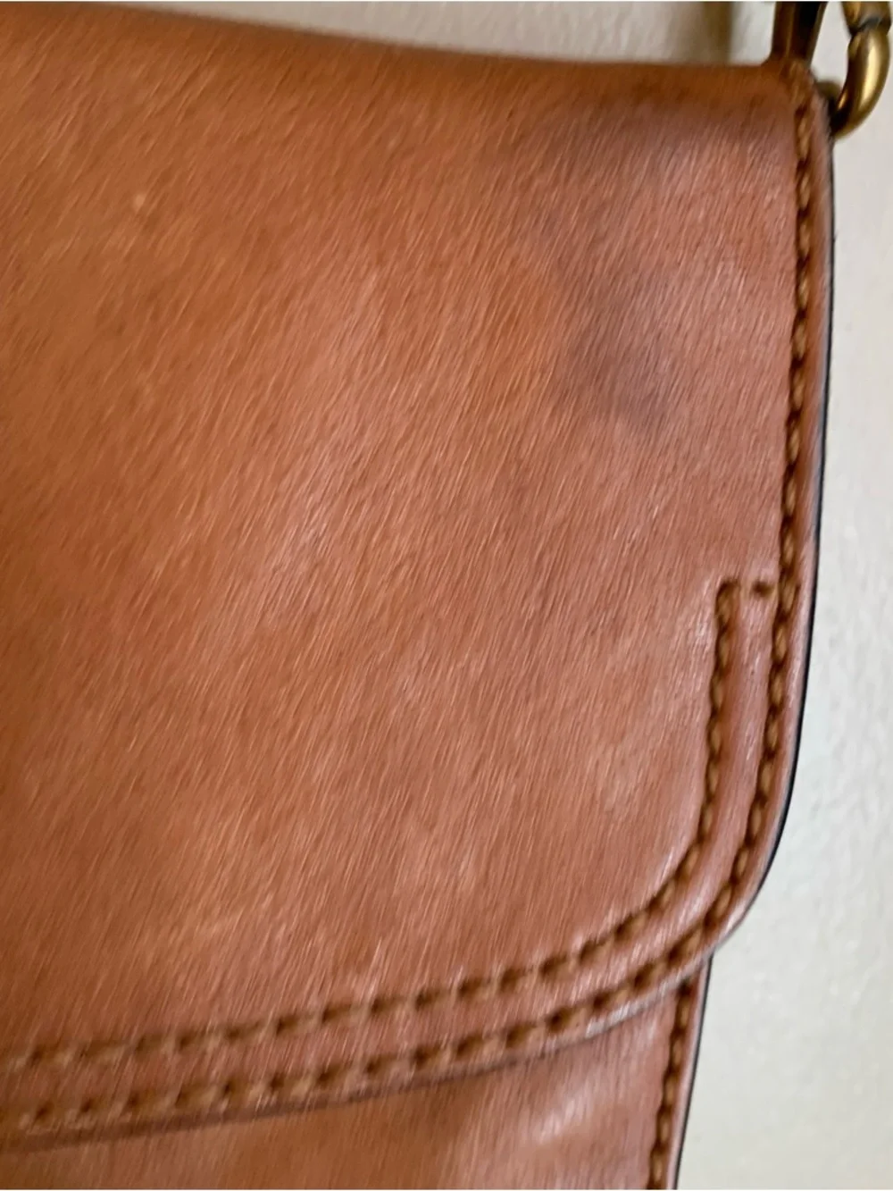frye crossbody purse handbag leather Tan Mini - Picture 2 of 11
